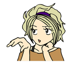 Recent girl sticker #2911933