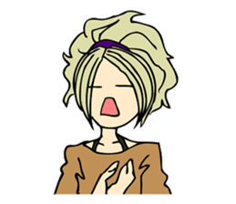 Recent girl sticker #2911935