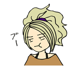 Recent girl sticker #2911938