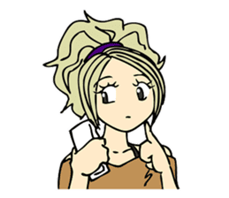 Recent girl sticker #2911939