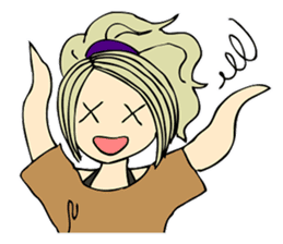 Recent girl sticker #2911940