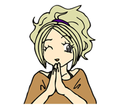 Recent girl sticker #2911943