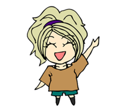 Recent girl sticker #2911944