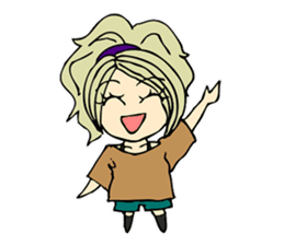 Recent girl sticker #2911944