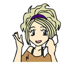 Recent girl sticker #2911945