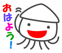 Smiling Squids sticker #2911990