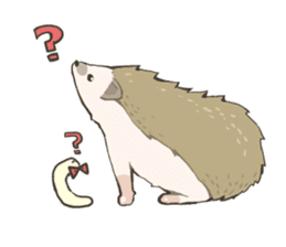 OHAGI the hedgehog!![English version.] sticker #2912151
