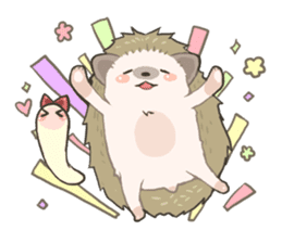 OHAGI the hedgehog!![English version.] sticker #2912153