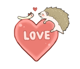 OHAGI the hedgehog!![English version.] sticker #2912154