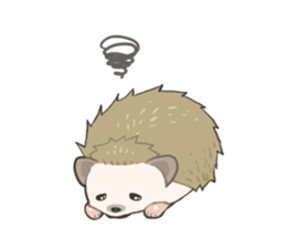 OHAGI the hedgehog!![English version.] sticker #2912159