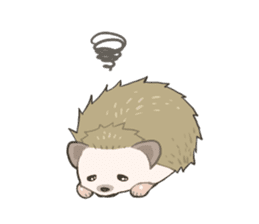 OHAGI the hedgehog!![English version.] sticker #2912159