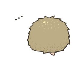 OHAGI the hedgehog!![English version.] sticker #2912163