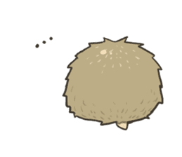 OHAGI the hedgehog!![English version.] sticker #2912163
