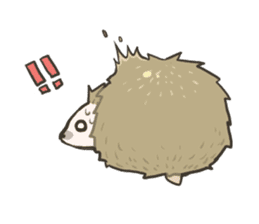 OHAGI the hedgehog!![English version.] sticker #2912164