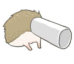 OHAGI the hedgehog!![English version.] sticker #2912179