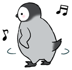 Healthy baby penguin sticker #2912187