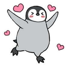 Healthy baby penguin sticker #2912189