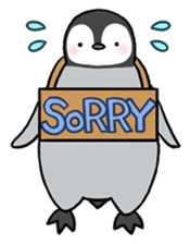 Healthy baby penguin sticker #2912194