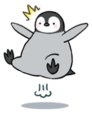 Healthy baby penguin sticker #2912198
