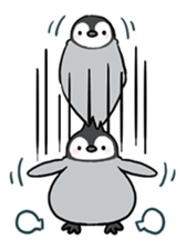 Healthy baby penguin sticker #2912199