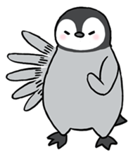 Healthy baby penguin sticker #2912204