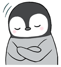 Healthy baby penguin sticker #2912206