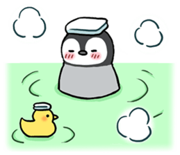 Healthy baby penguin sticker #2912207