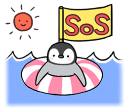 Healthy baby penguin sticker #2912209