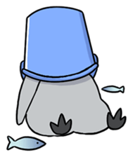 Healthy baby penguin sticker #2912216