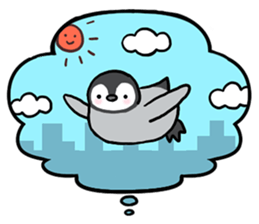 Healthy baby penguin sticker #2912217