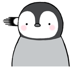 Healthy baby penguin sticker #2912219