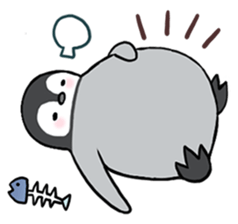Healthy baby penguin sticker #2912221