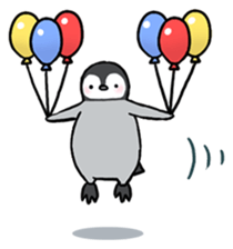 Healthy baby penguin sticker #2912224