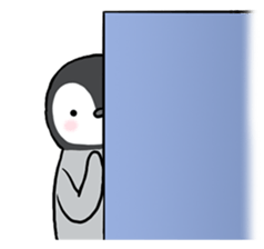 Healthy baby penguin sticker #2912226