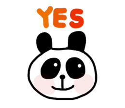 Cute panda Sticker 2 sticker #2912590