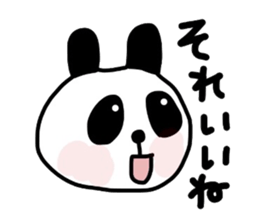 Cute panda Sticker 2 sticker #2912597