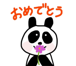 Cute panda Sticker 2 sticker #2912601
