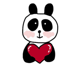 Cute panda Sticker 2 sticker #2912606
