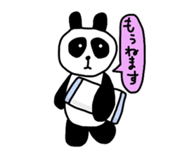 Cute panda Sticker 2 sticker #2912608