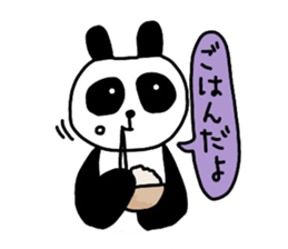 Cute panda Sticker 2 sticker #2912609