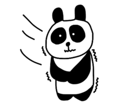 Cute panda Sticker 2 sticker #2912614