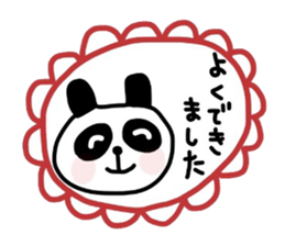Cute panda Sticker 2 sticker #2912621