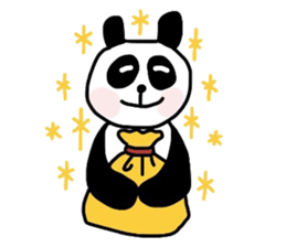 Cute panda Sticker 2 sticker #2912625