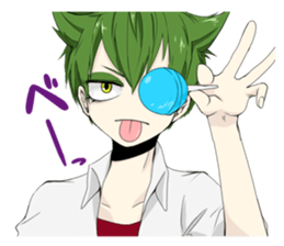 Human face Animal boy Takao sticker #2912791