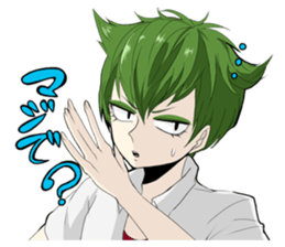 Human face Animal boy Takao sticker #2912796