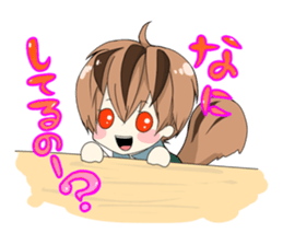 Human face Animal boy Takao sticker #2912814