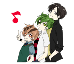 Human face Animal boy Takao sticker #2912824