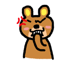 Sticker of bear that the gesture sticker #2913035