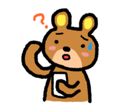 Sticker of bear that the gesture sticker #2913043