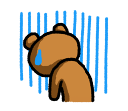 Sticker of bear that the gesture sticker #2913046